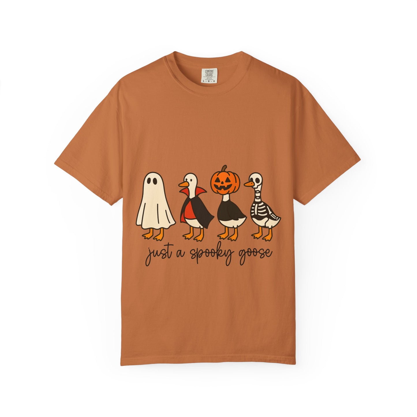 Spooky Goose T-Shirt for Halloween, Fun Graphic Tee, Fall Fashion, Unisex Apparel, Holiday Gift Idea
