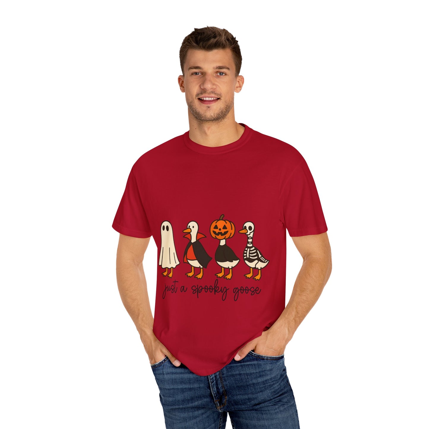 Spooky Goose T-Shirt for Halloween, Fun Graphic Tee, Fall Fashion, Unisex Apparel, Holiday Gift Idea