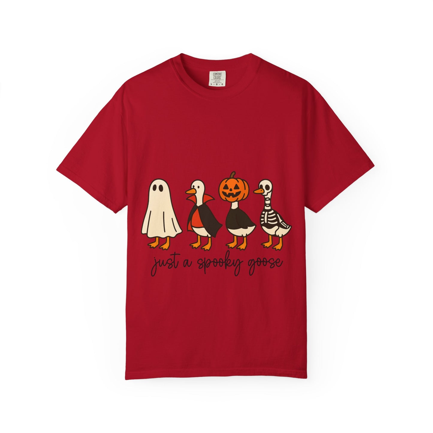 Spooky Goose T-Shirt for Halloween, Fun Graphic Tee, Fall Fashion, Unisex Apparel, Holiday Gift Idea