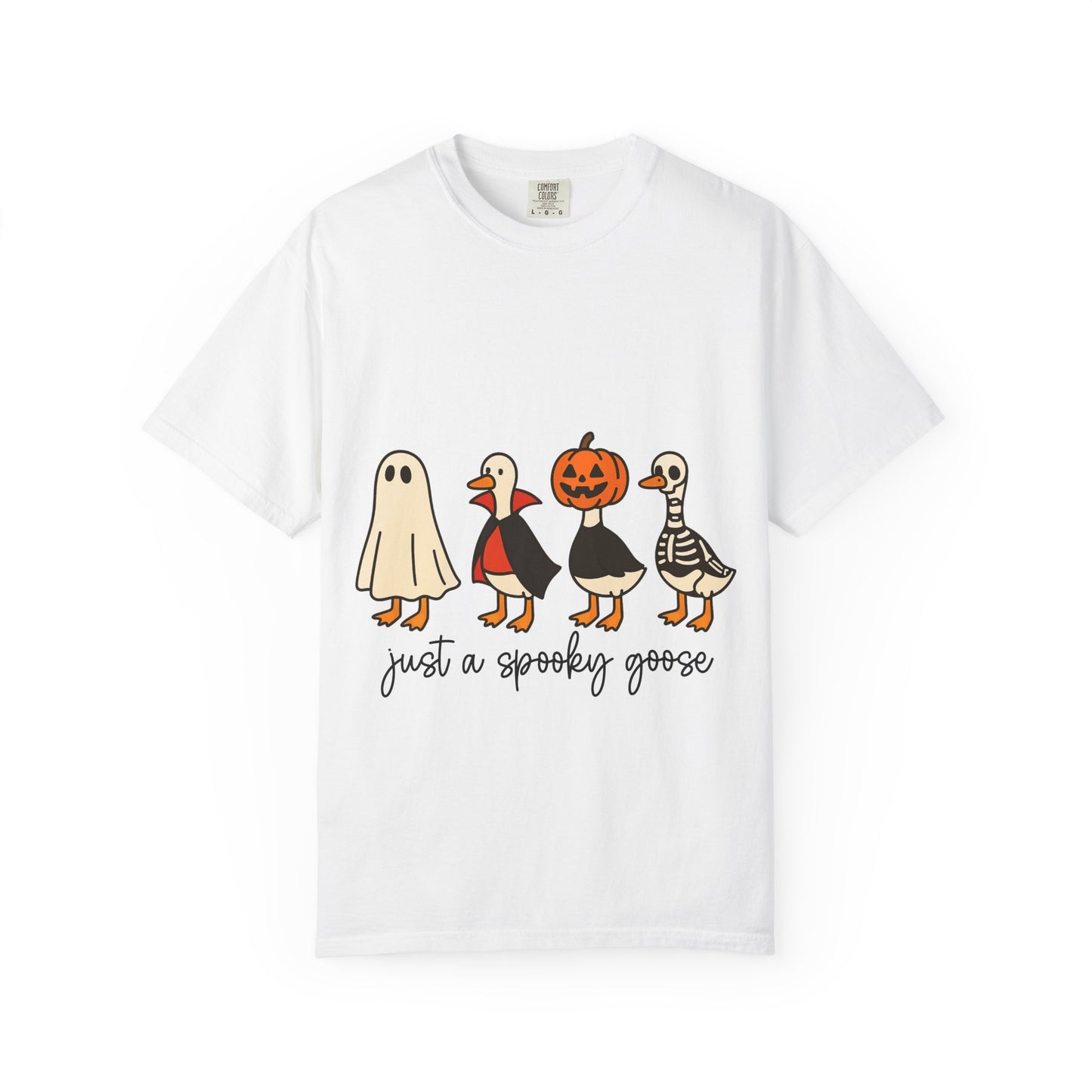 Spooky Goose T-Shirt for Halloween, Fun Graphic Tee, Fall Fashion, Unisex Apparel, Holiday Gift Idea