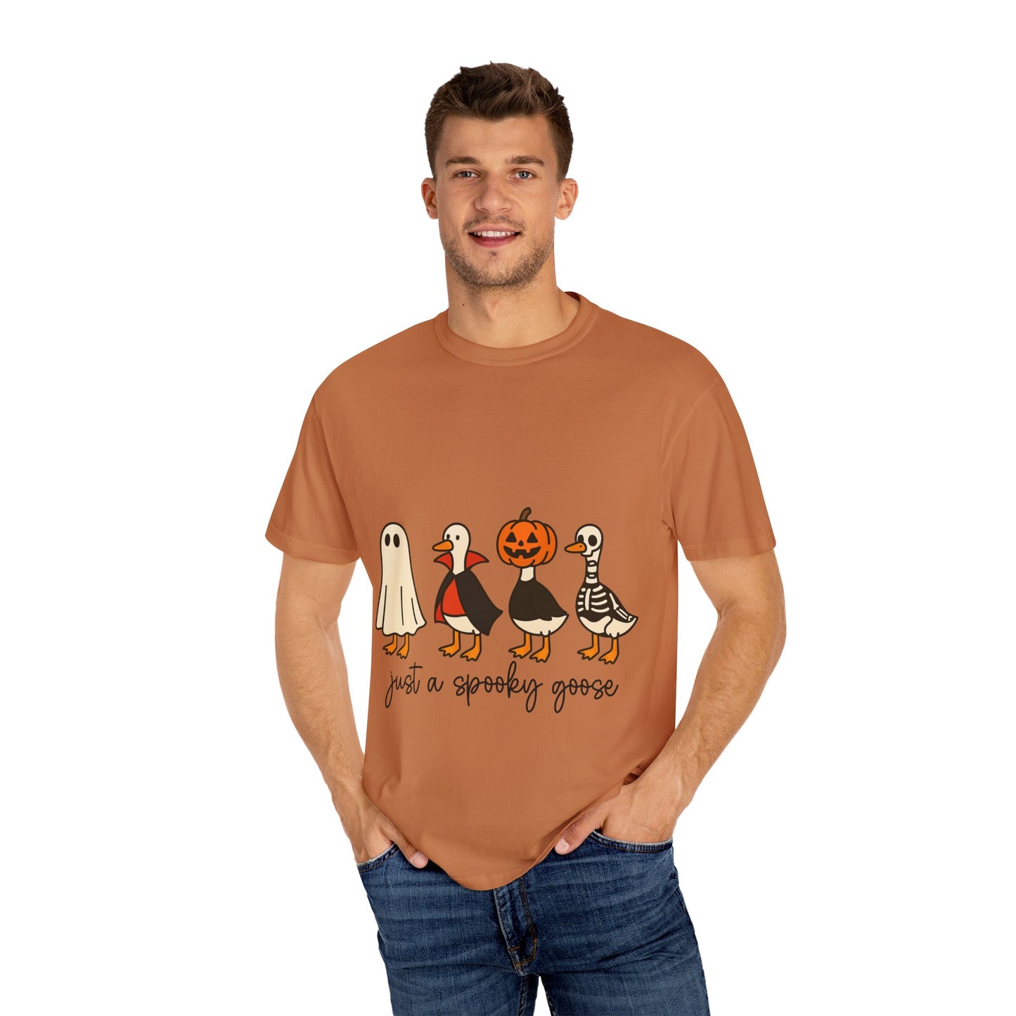 Spooky Goose T-Shirt for Halloween, Fun Graphic Tee, Fall Fashion, Unisex Apparel, Holiday Gift Idea