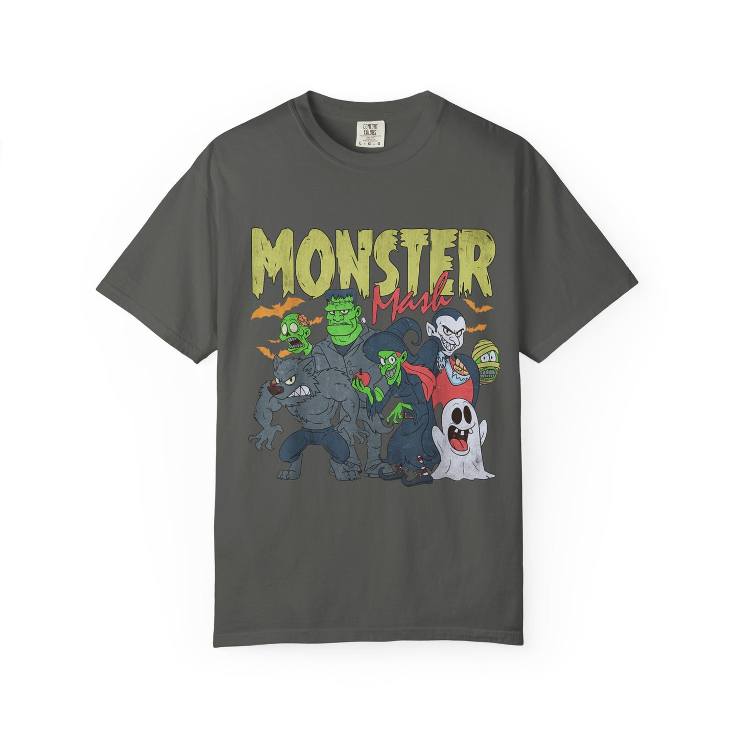 Monster Mash Unisex T-Shirt, Halloween Shirt, Graphic Tee, Spooky Apparel, Fun Costume Alternative, Gift for Monster Lovers