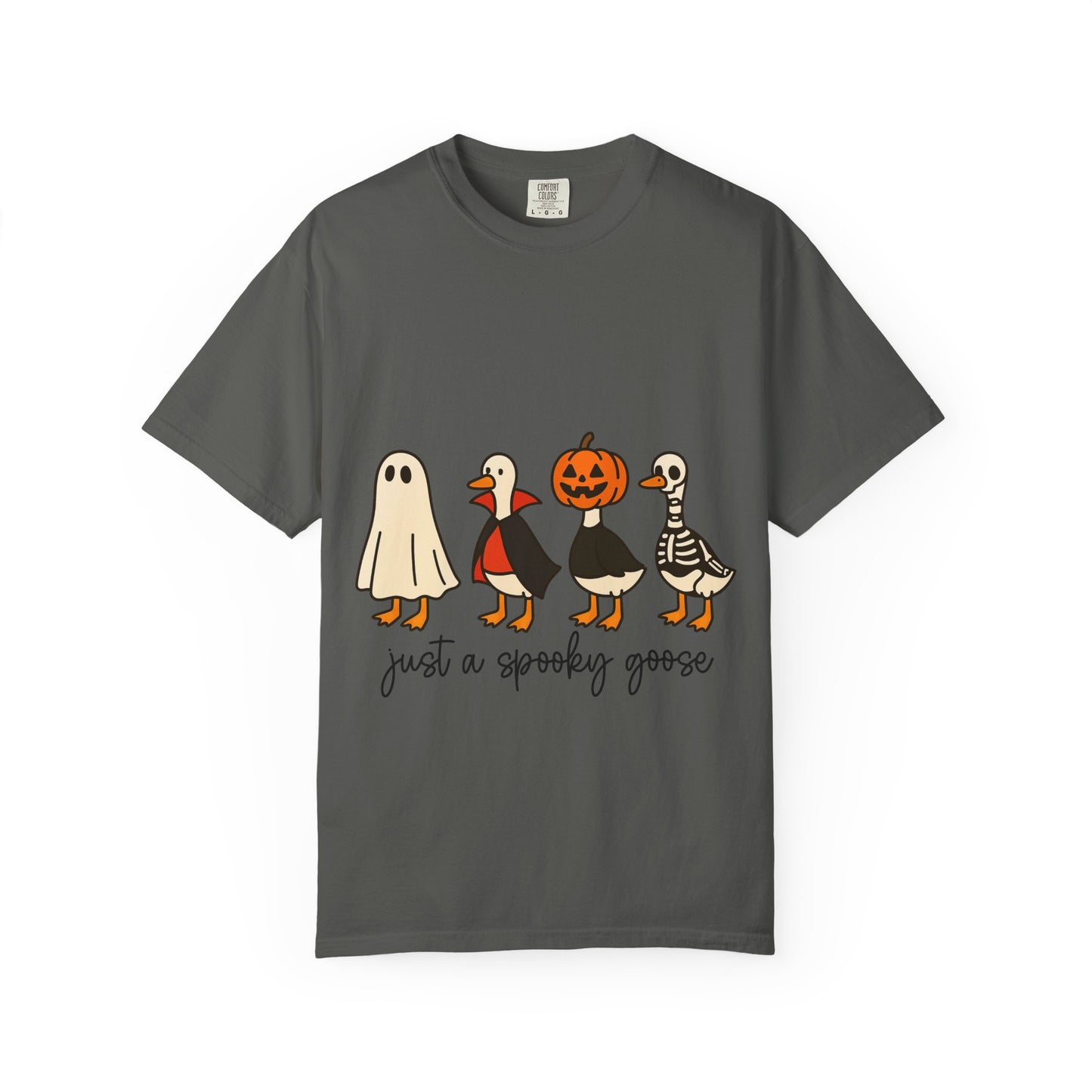 Spooky Goose T-Shirt for Halloween, Fun Graphic Tee, Fall Fashion, Unisex Apparel, Holiday Gift Idea