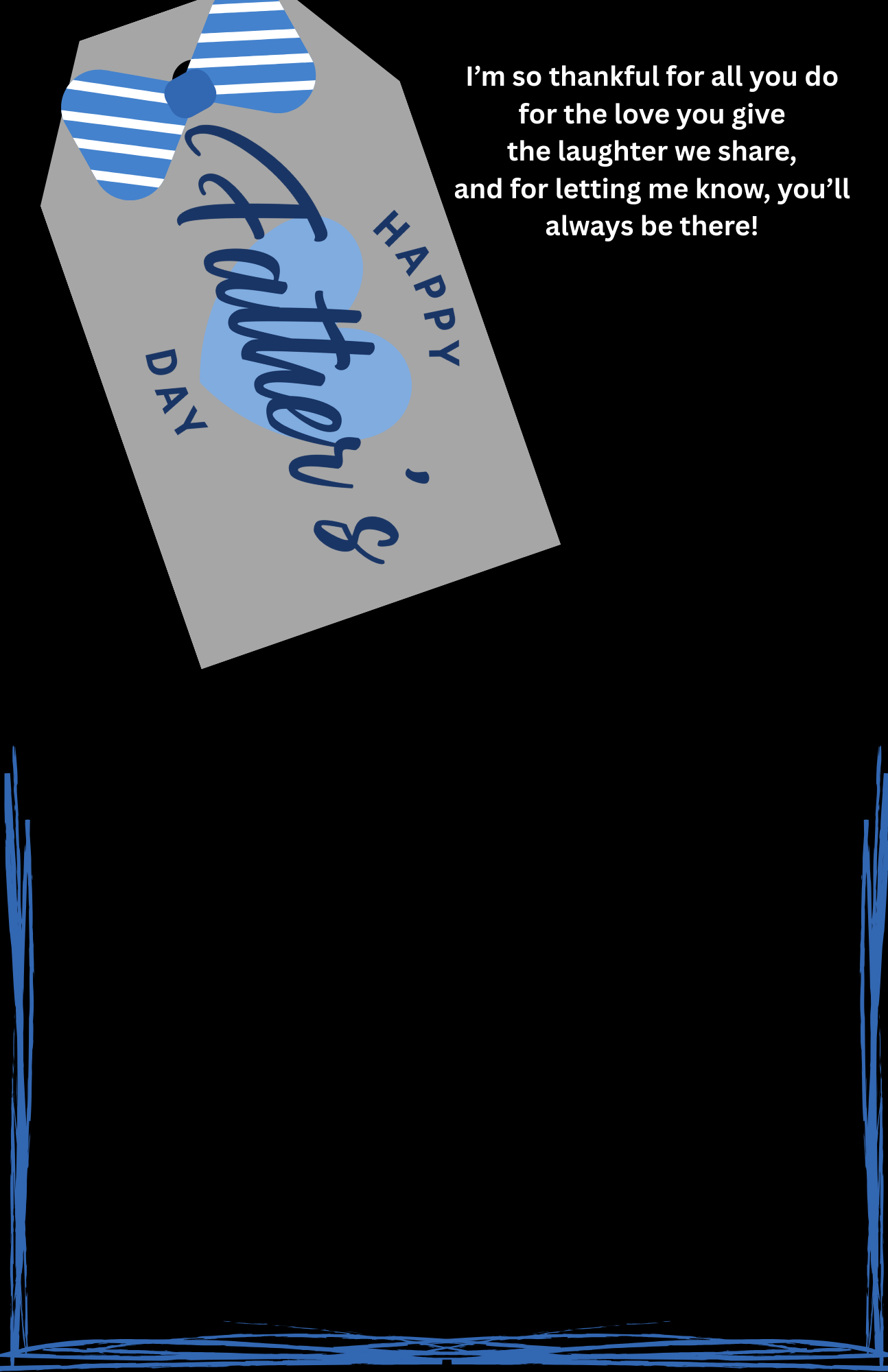 FATHER'S DAY LARGE GIFT CARD