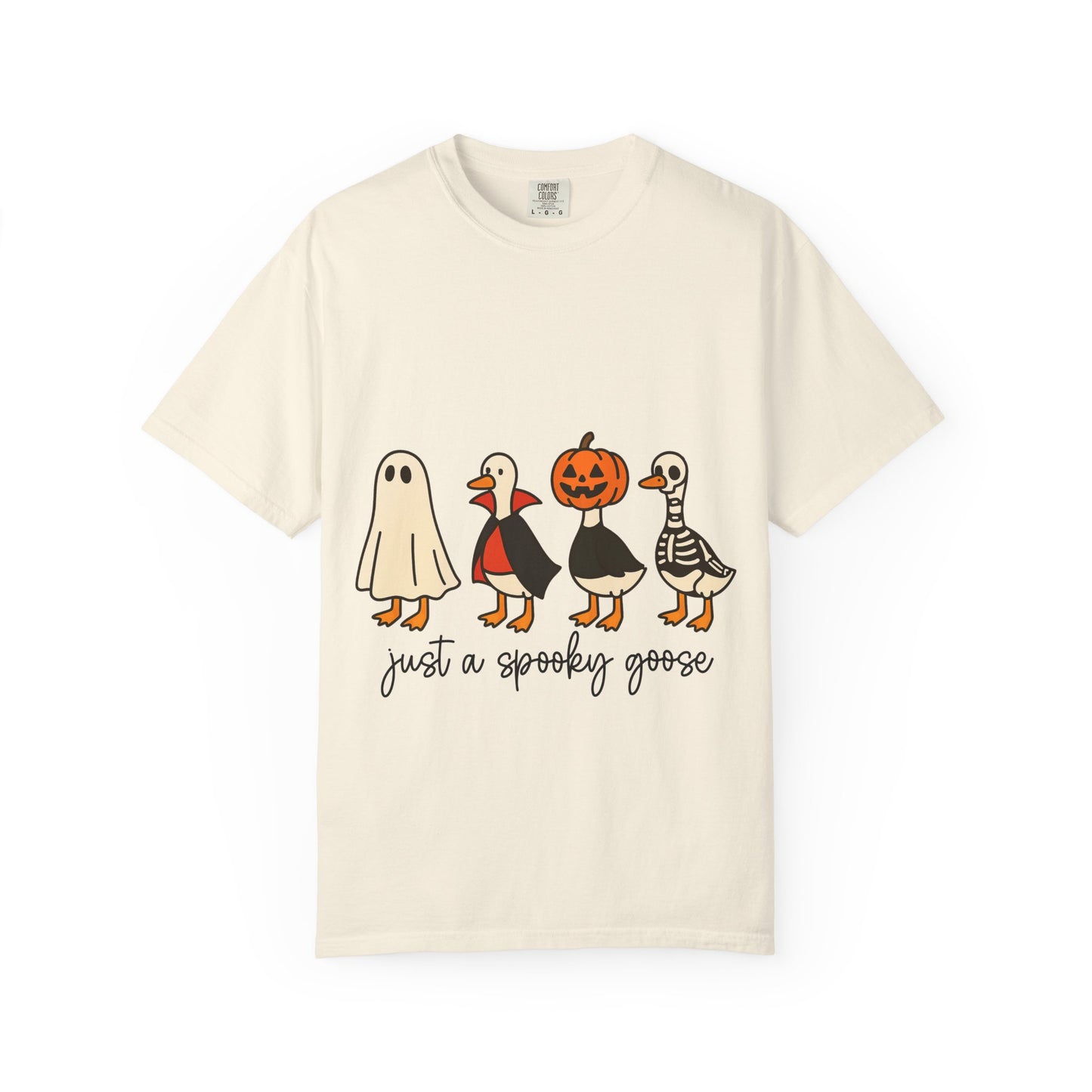 Spooky Goose T-Shirt for Halloween, Fun Graphic Tee, Fall Fashion, Unisex Apparel, Holiday Gift Idea