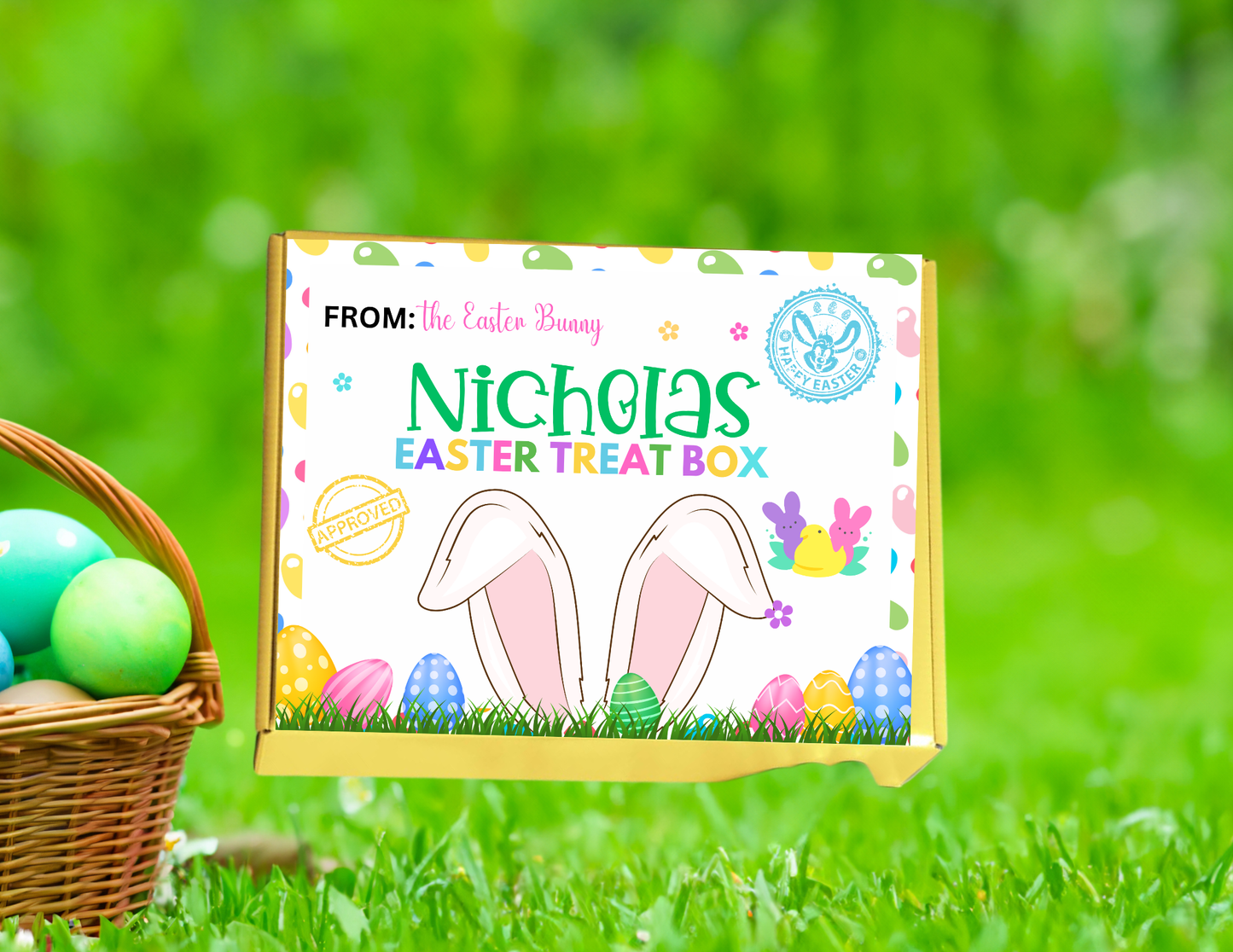 EASTER TREAT BOX-YELLOW