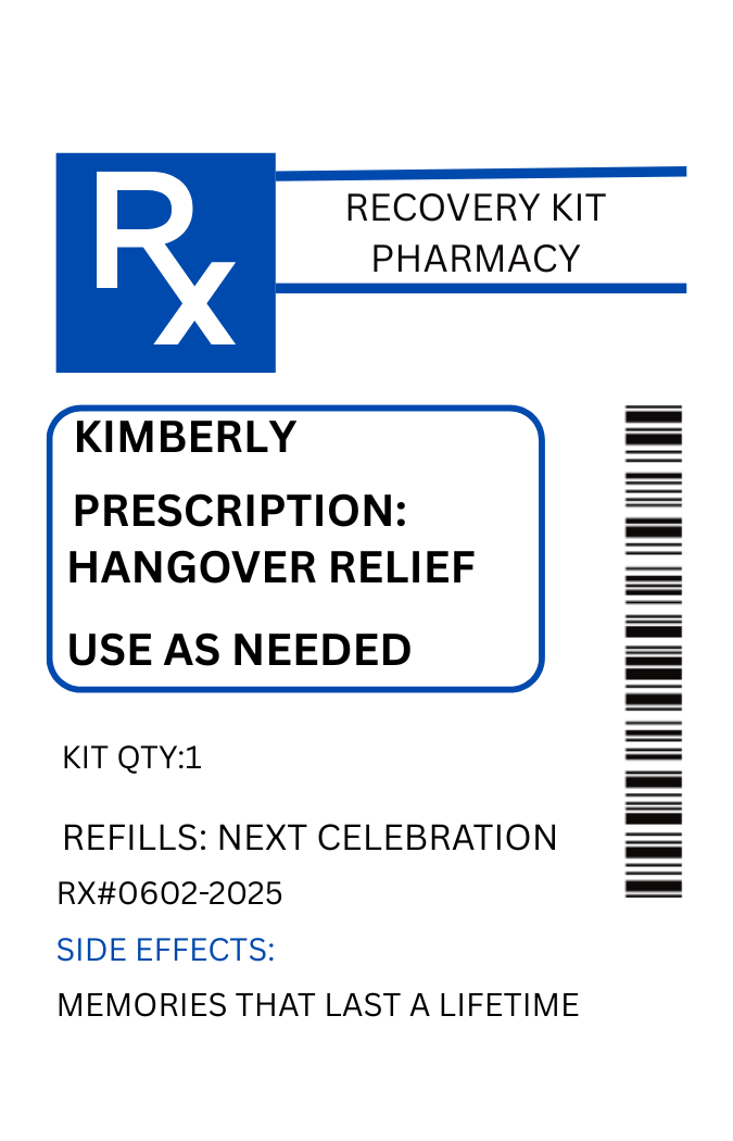 Pharmacy Recovery Kit Label