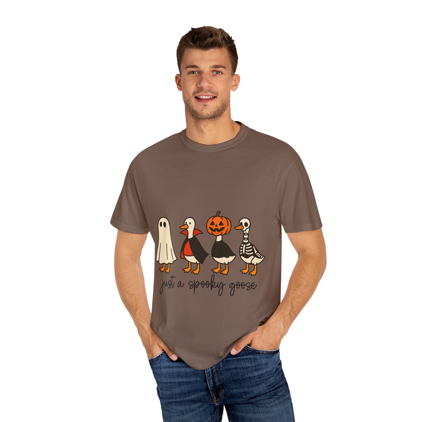 Spooky Goose T-Shirt for Halloween, Fun Graphic Tee, Fall Fashion, Unisex Apparel, Holiday Gift Idea