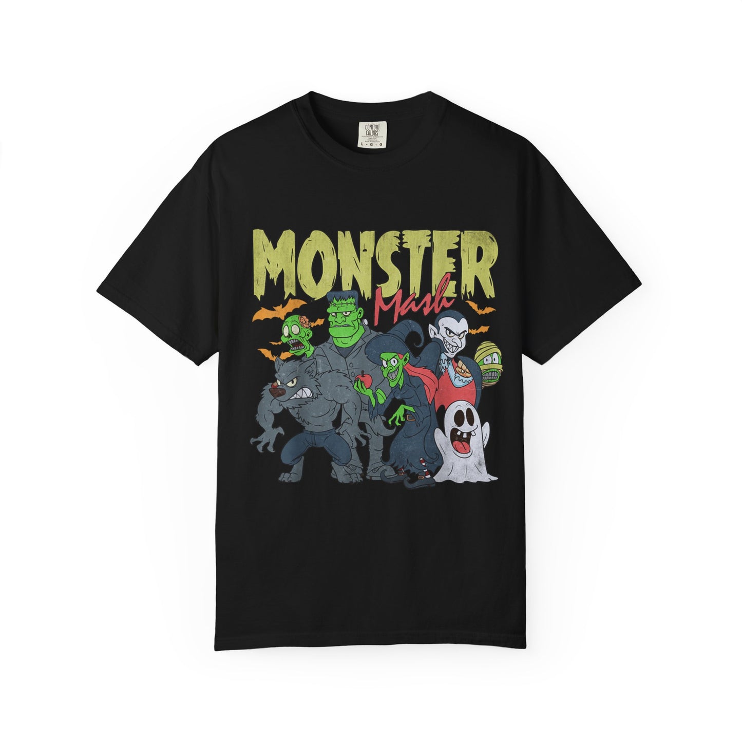 Monster Mash Unisex T-Shirt, Halloween Shirt, Graphic Tee, Spooky Apparel, Fun Costume Alternative, Gift for Monster Lovers