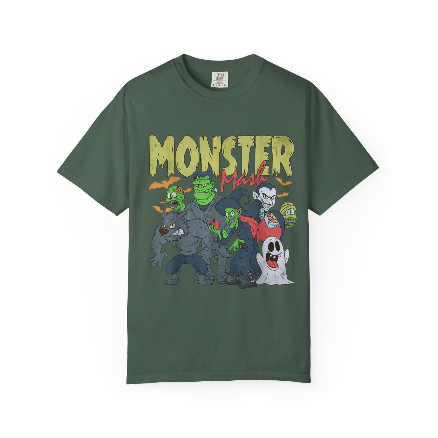 Monster Mash Unisex T-Shirt, Halloween Shirt, Graphic Tee, Spooky Apparel, Fun Costume Alternative, Gift for Monster Lovers
