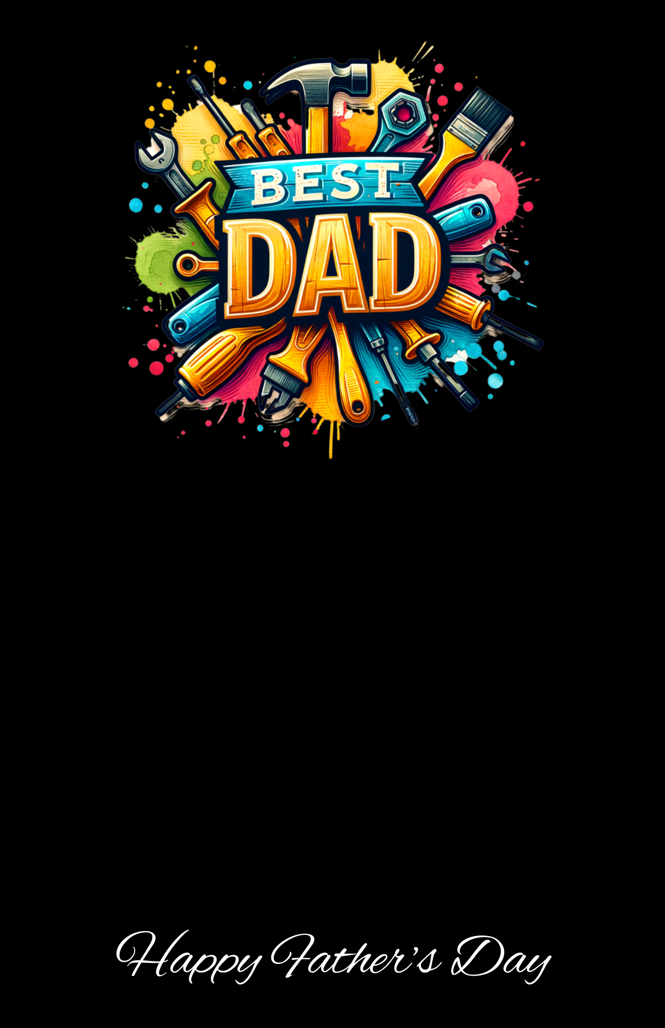 FATHER'S DAY LARGE GIFT CARD