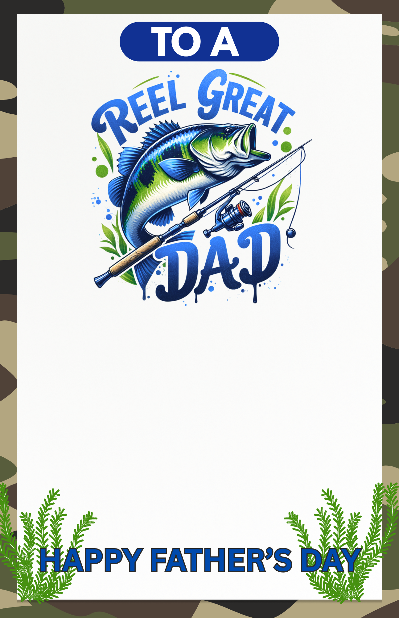 FATHER'S DAY LARGE GIFT CARD