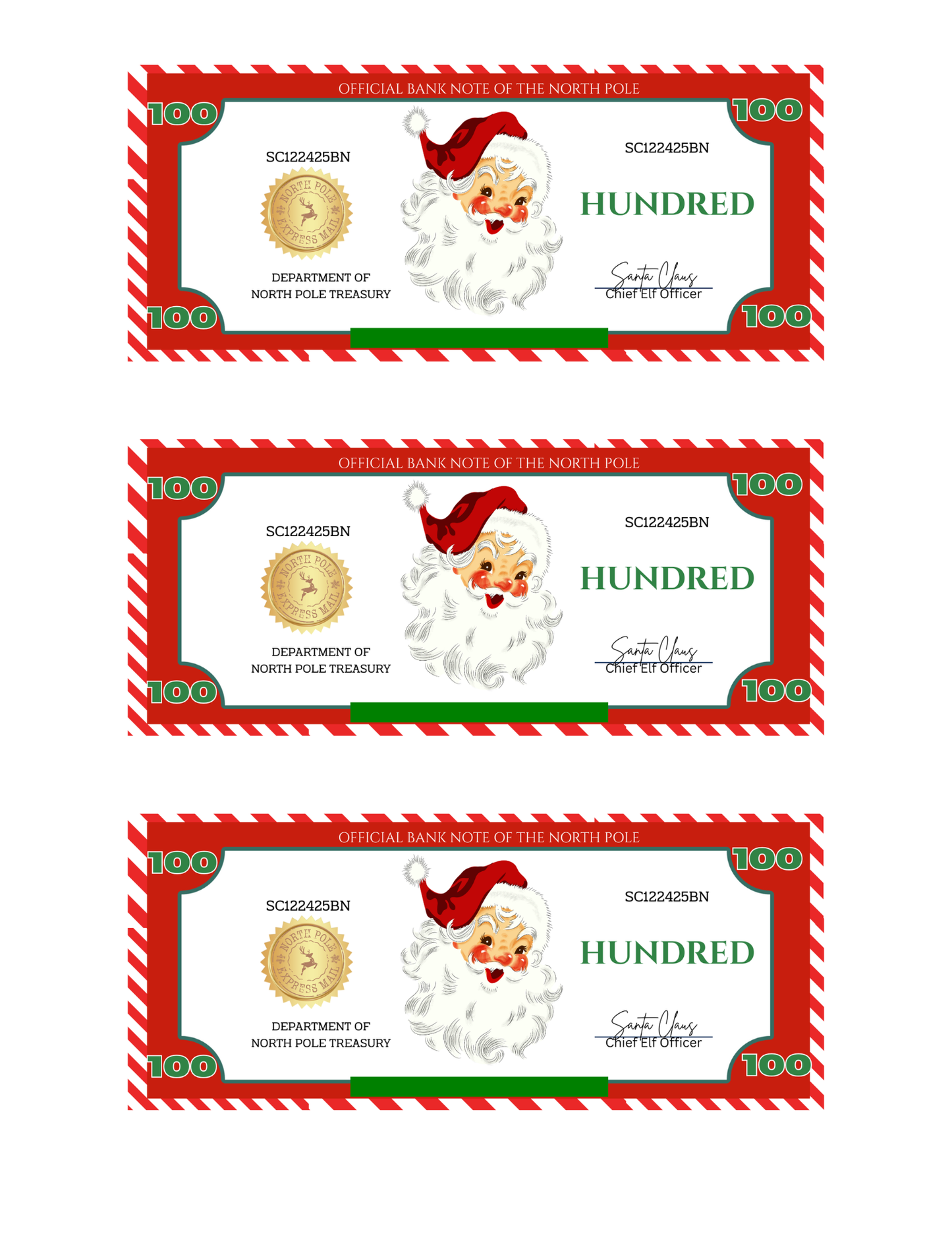 SANTA BUCKS-WS