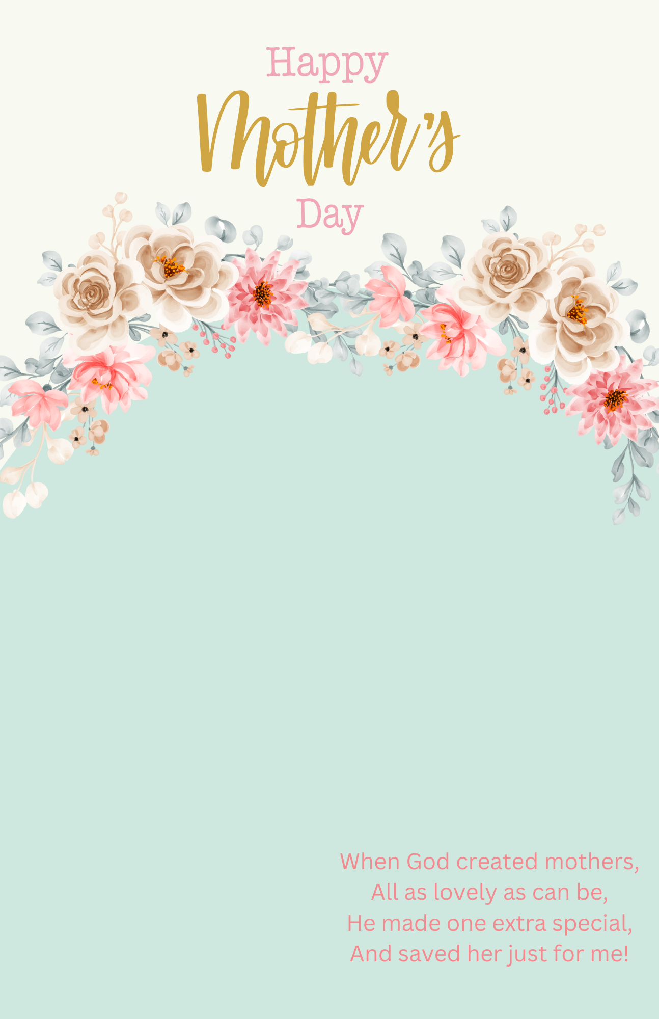 Mother’s Day Giant Gift Card