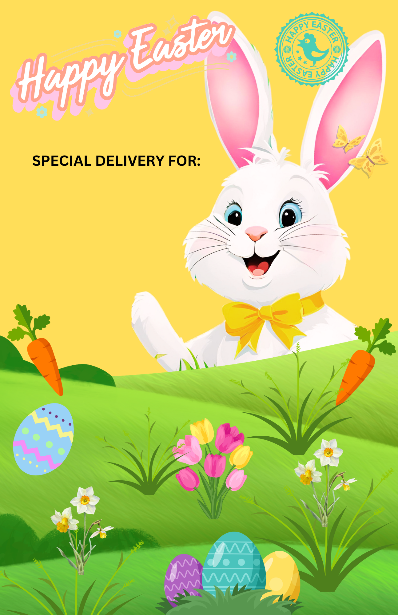 Easter Jumbo Cards Physical