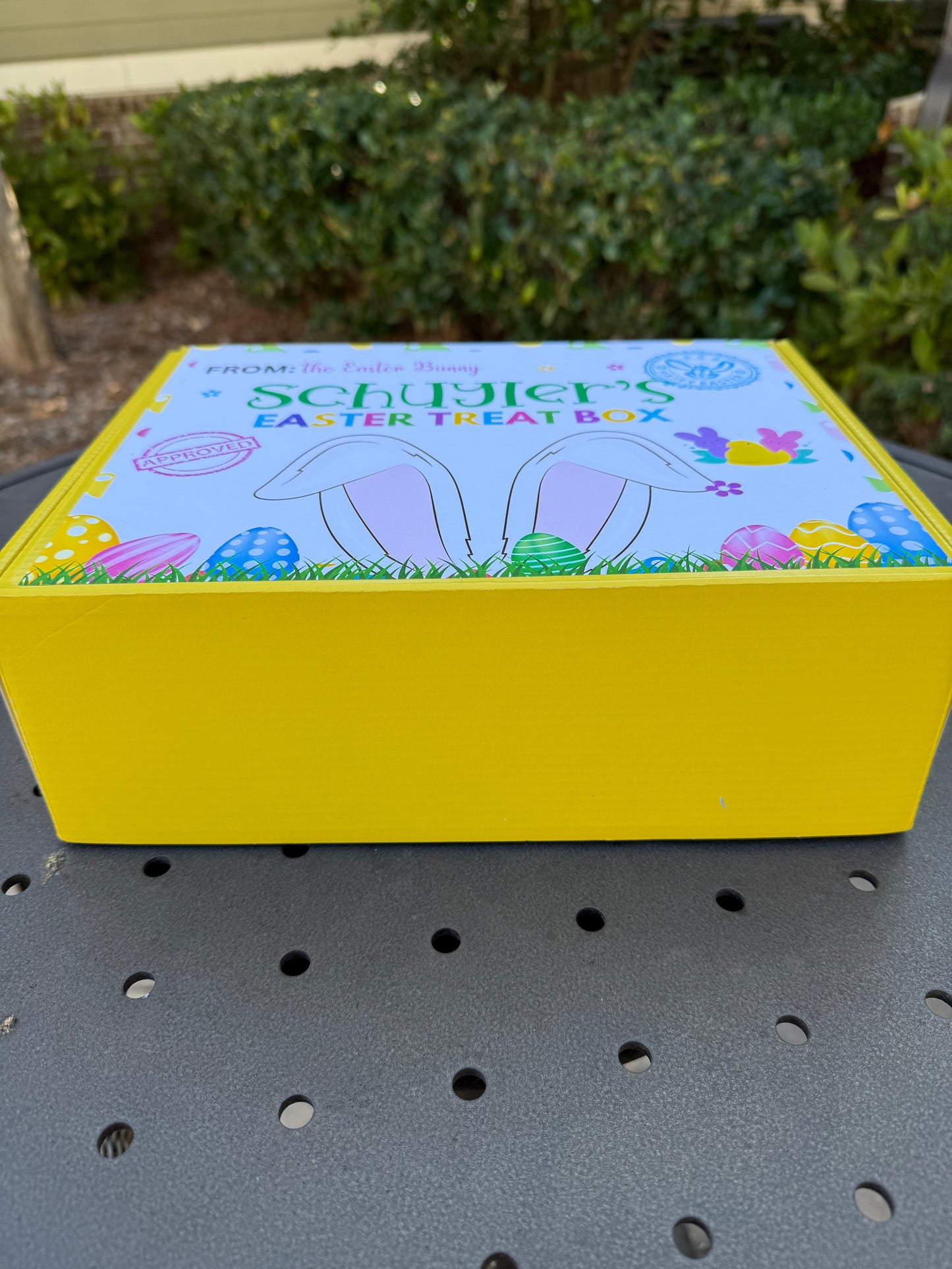 EASTER TREAT BOX-YELLOW