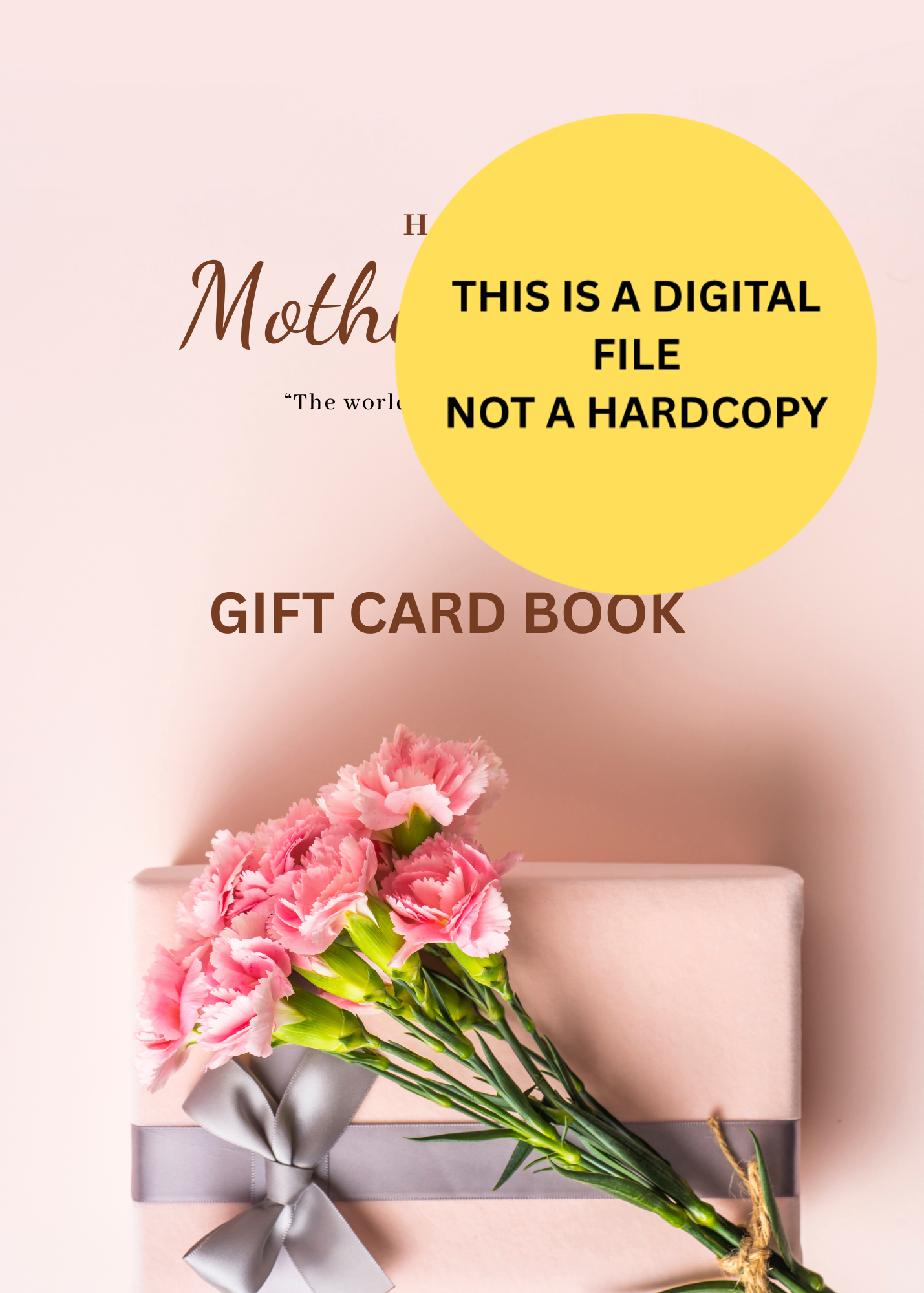 MOTHERS DAY GIFT CARD BOOK - DIGITAL