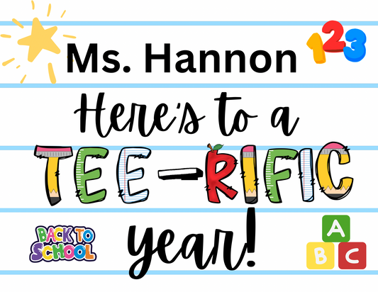 Tee-rific label -digital
