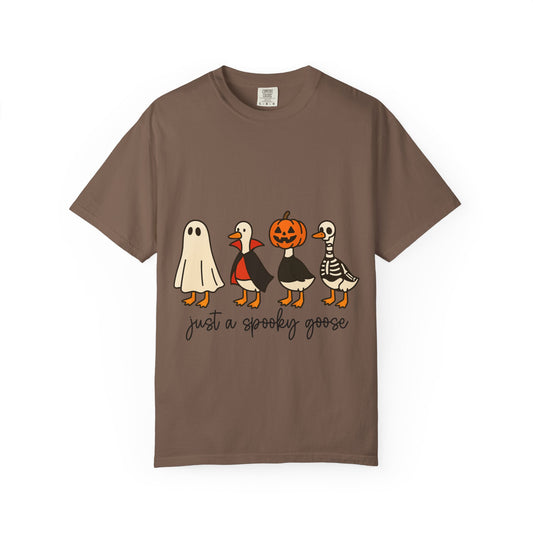 Spooky Goose T-Shirt for Halloween, Fun Graphic Tee, Fall Fashion, Unisex Apparel, Holiday Gift Idea
