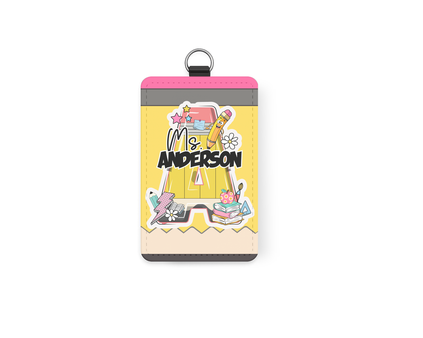 Custom Teacher Badge Holder