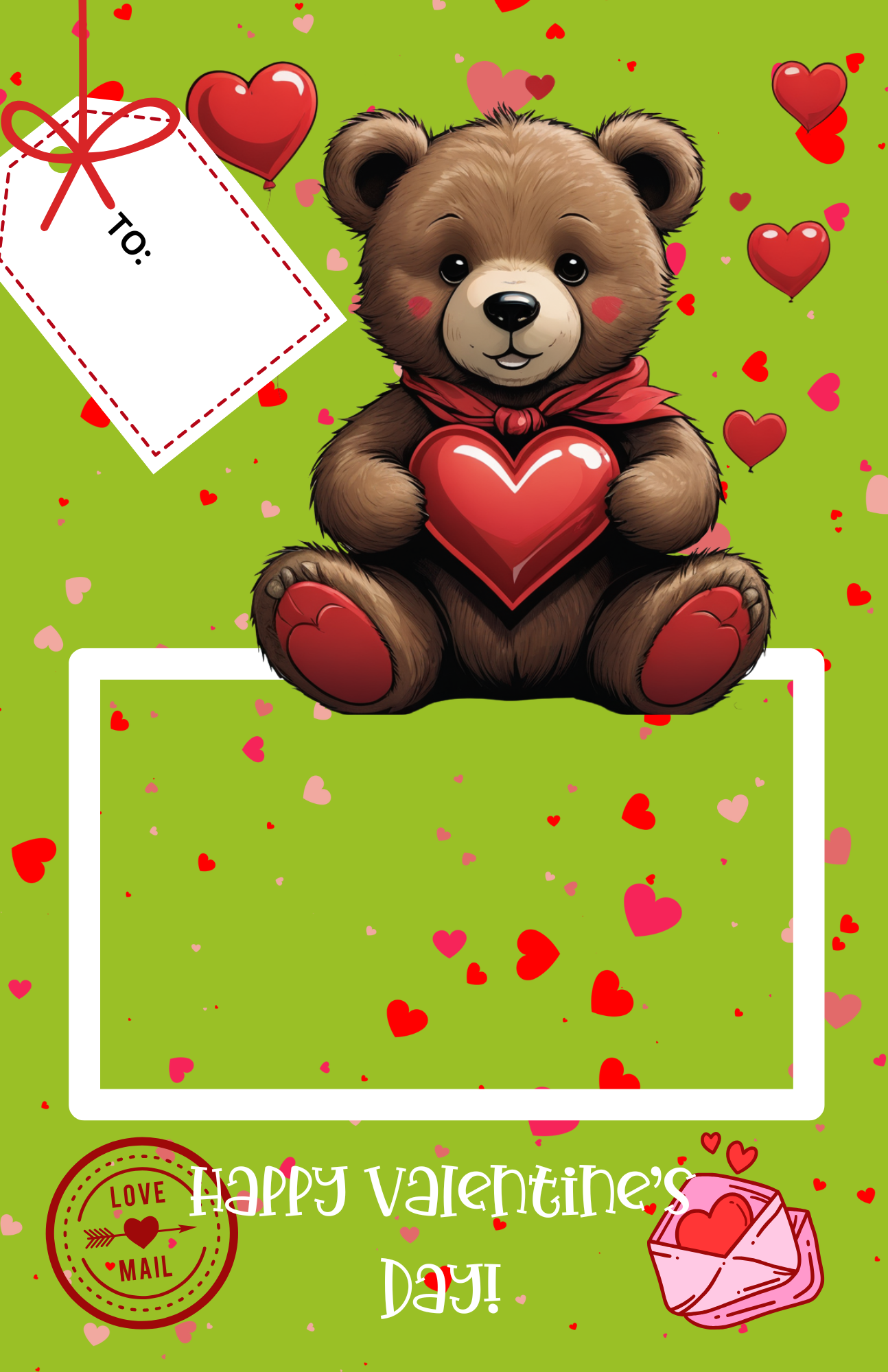 MULTI -SIZE  VALENTINE'S GIFT CARD