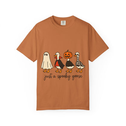 Spooky Goose T-Shirt for Halloween, Fun Graphic Tee, Fall Fashion, Unisex Apparel, Holiday Gift Idea