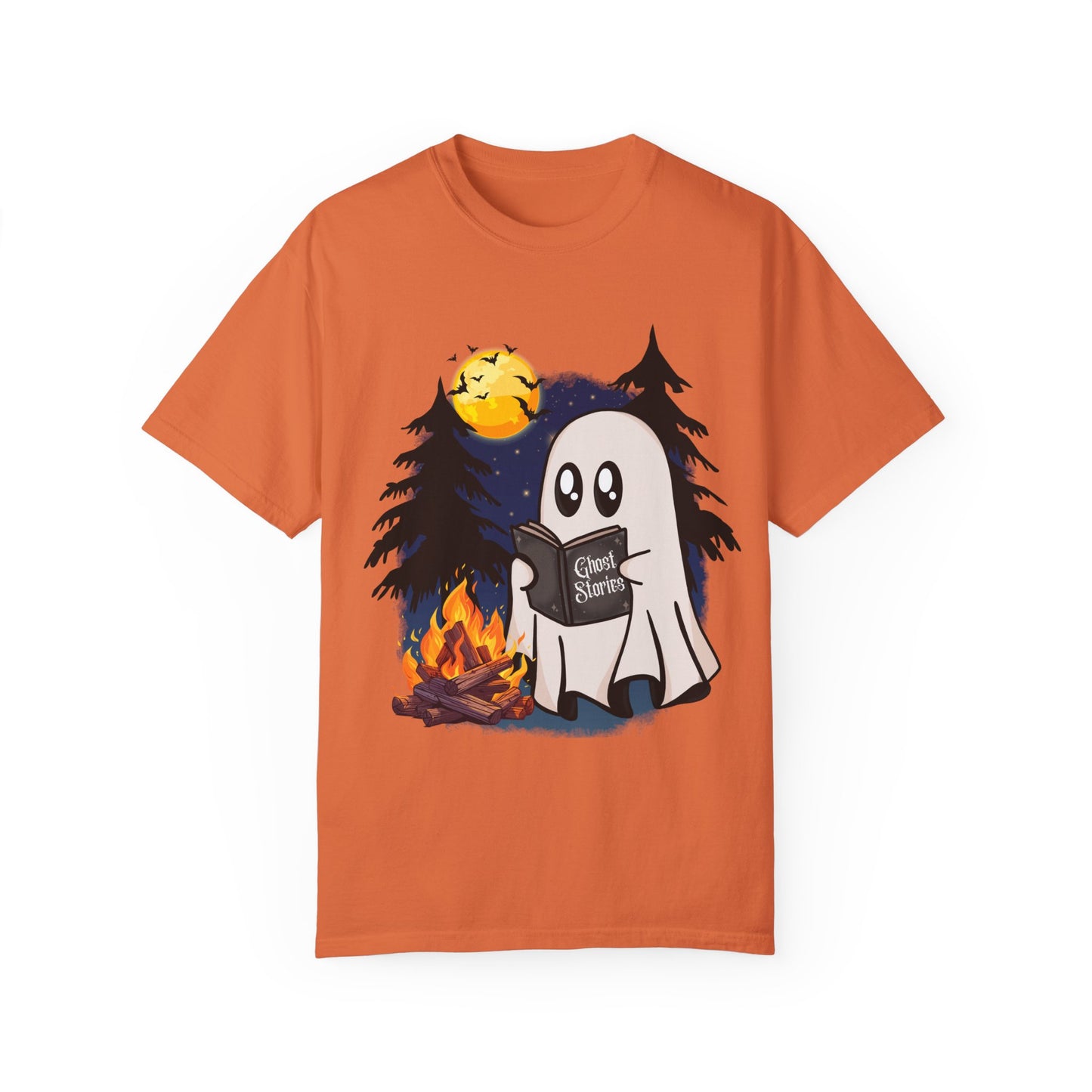 Cozy Ghost Story Unisex T-Shirt - Perfect for Halloween and Campfire Nights