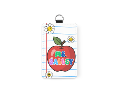 Custom Teacher Badge Holder
