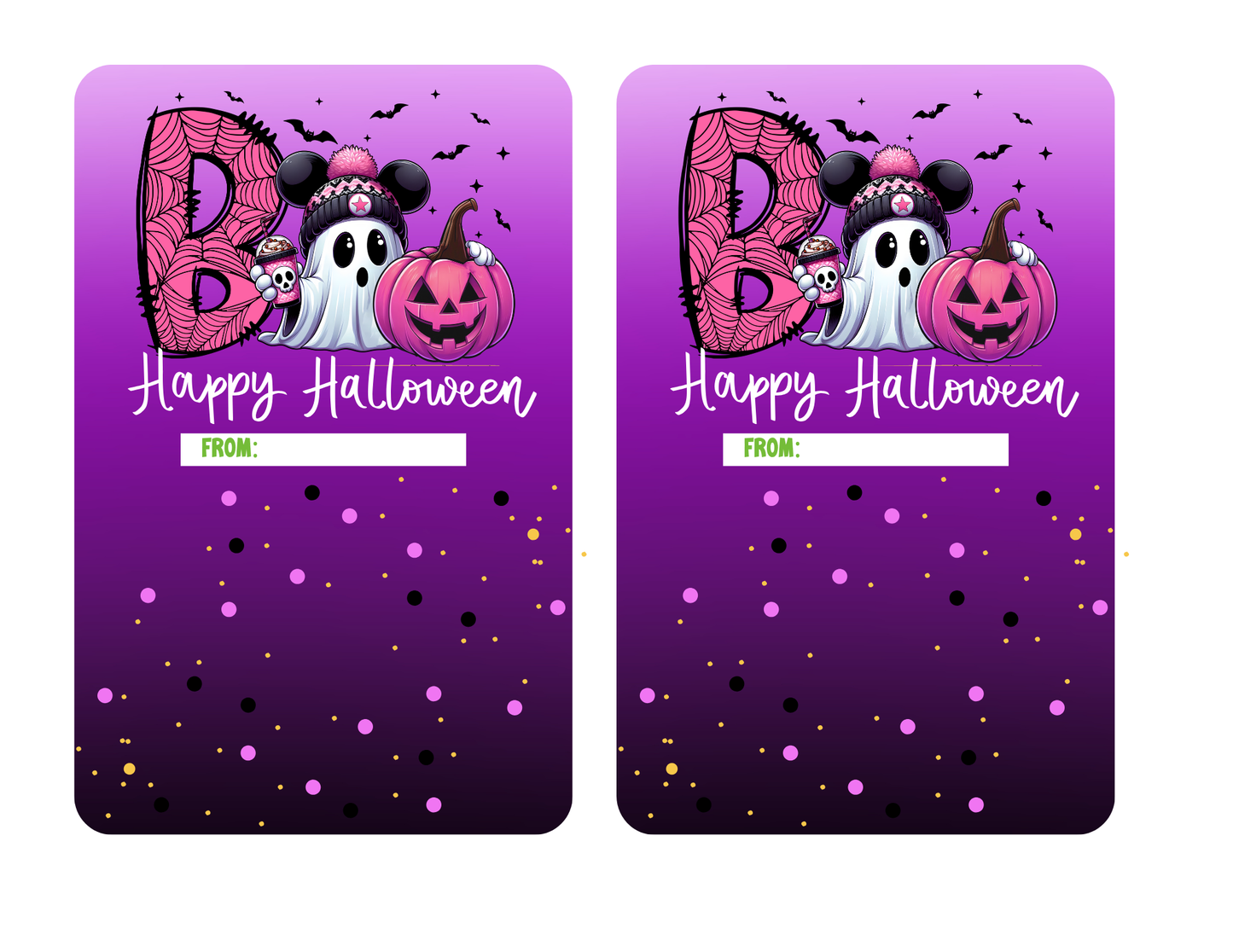 Halloween Candy Gram insert