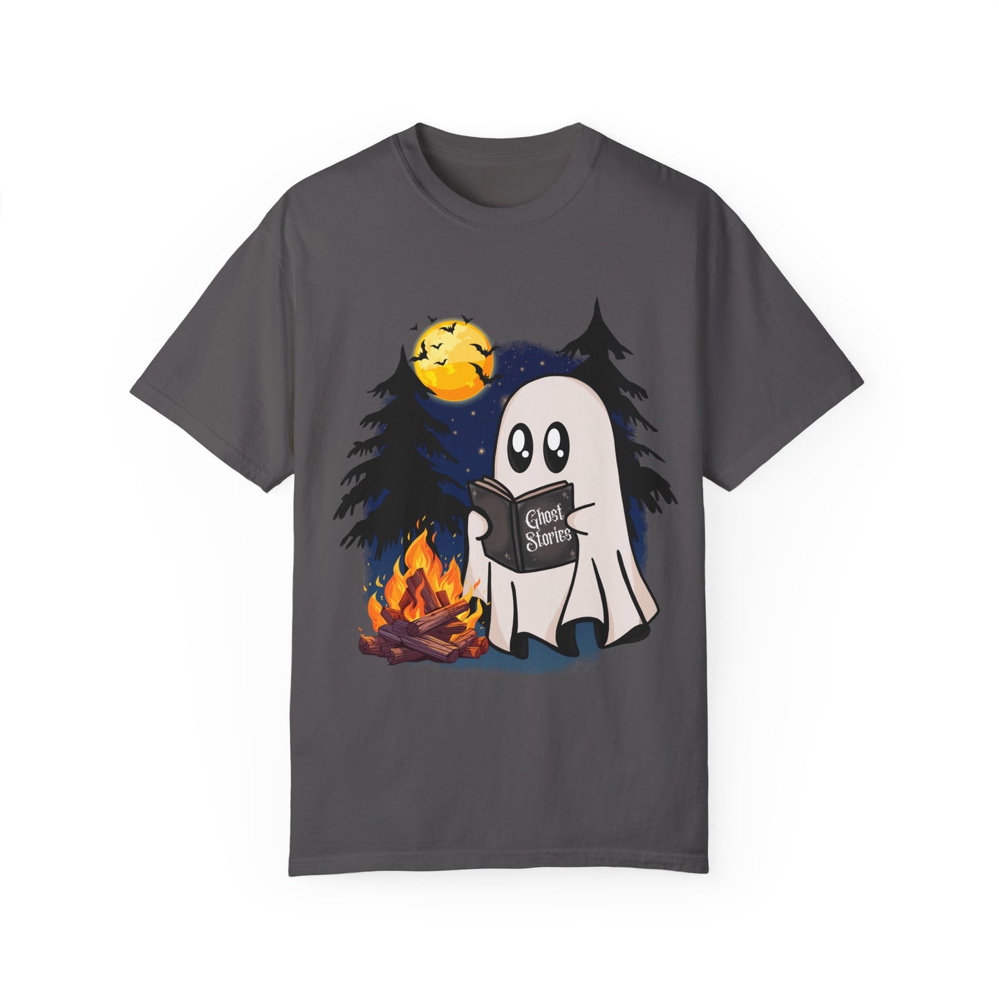 Cozy Ghost Story Unisex T-Shirt - Perfect for Halloween and Campfire Nights