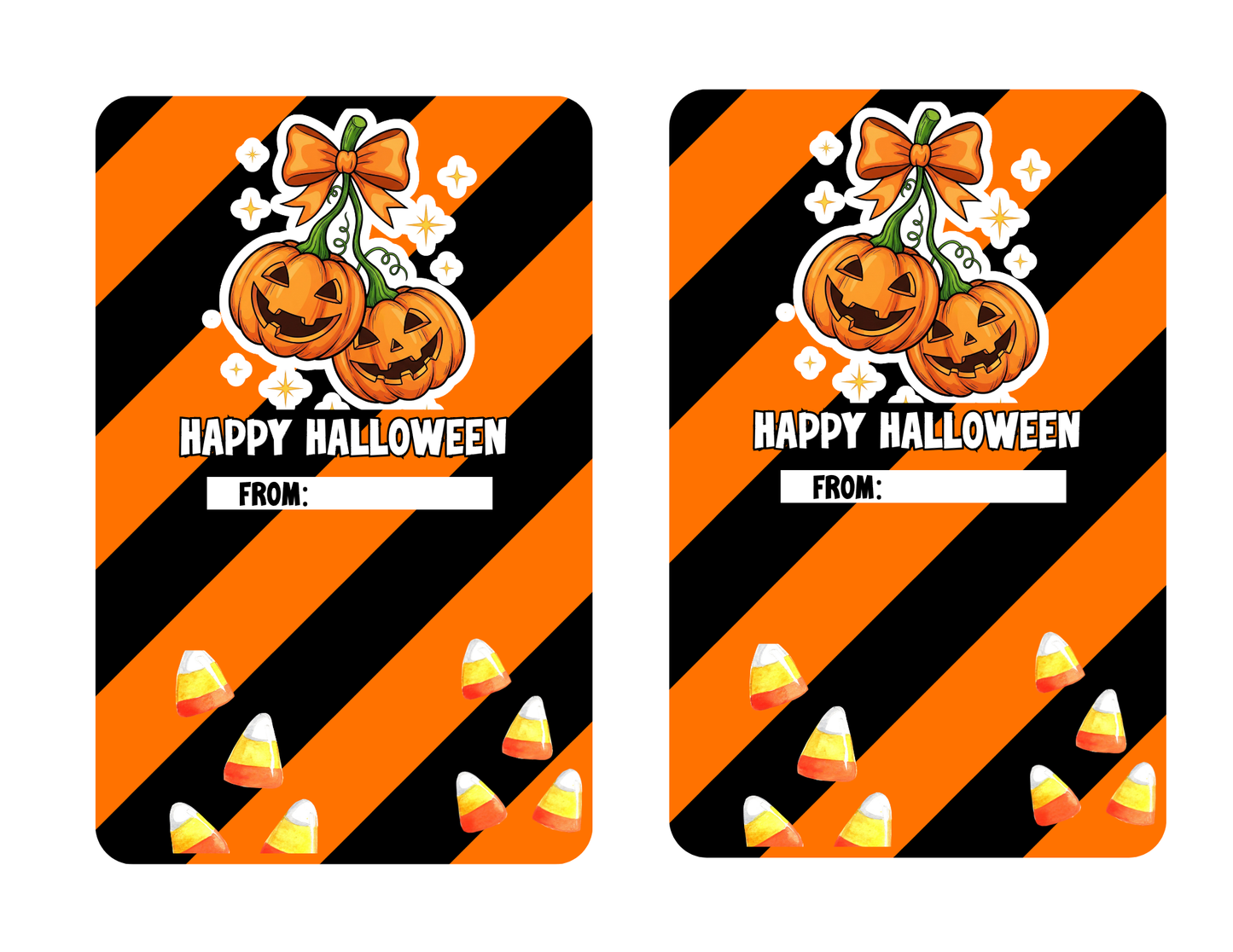 Halloween Candy Gram insert