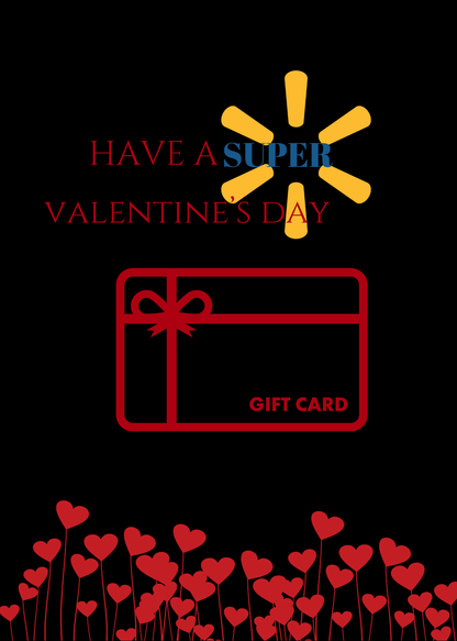 BLACK VALENTINE'S GIFT CARD BOOK-BUILD A BOOK