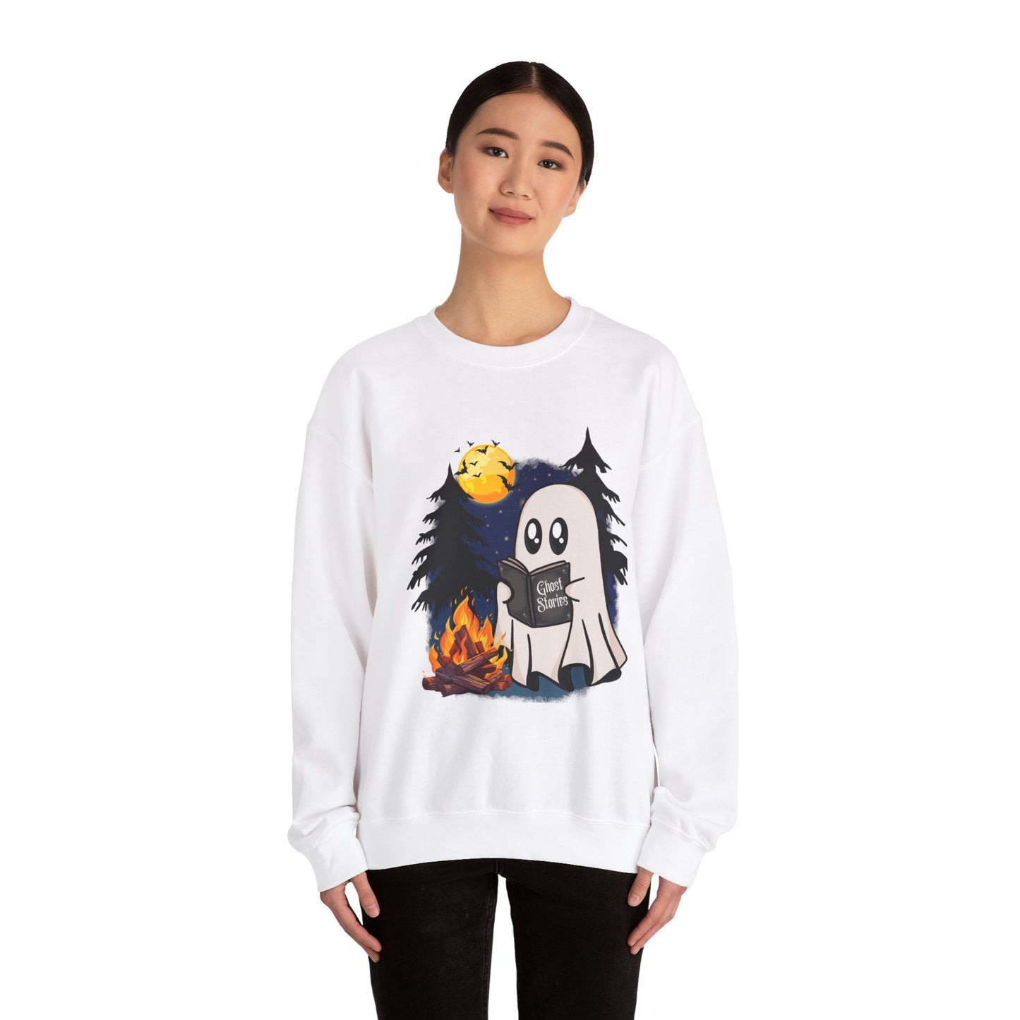 Ghost Stories Unisex Crewneck Sweatshirt - Cozy Halloween Apparel