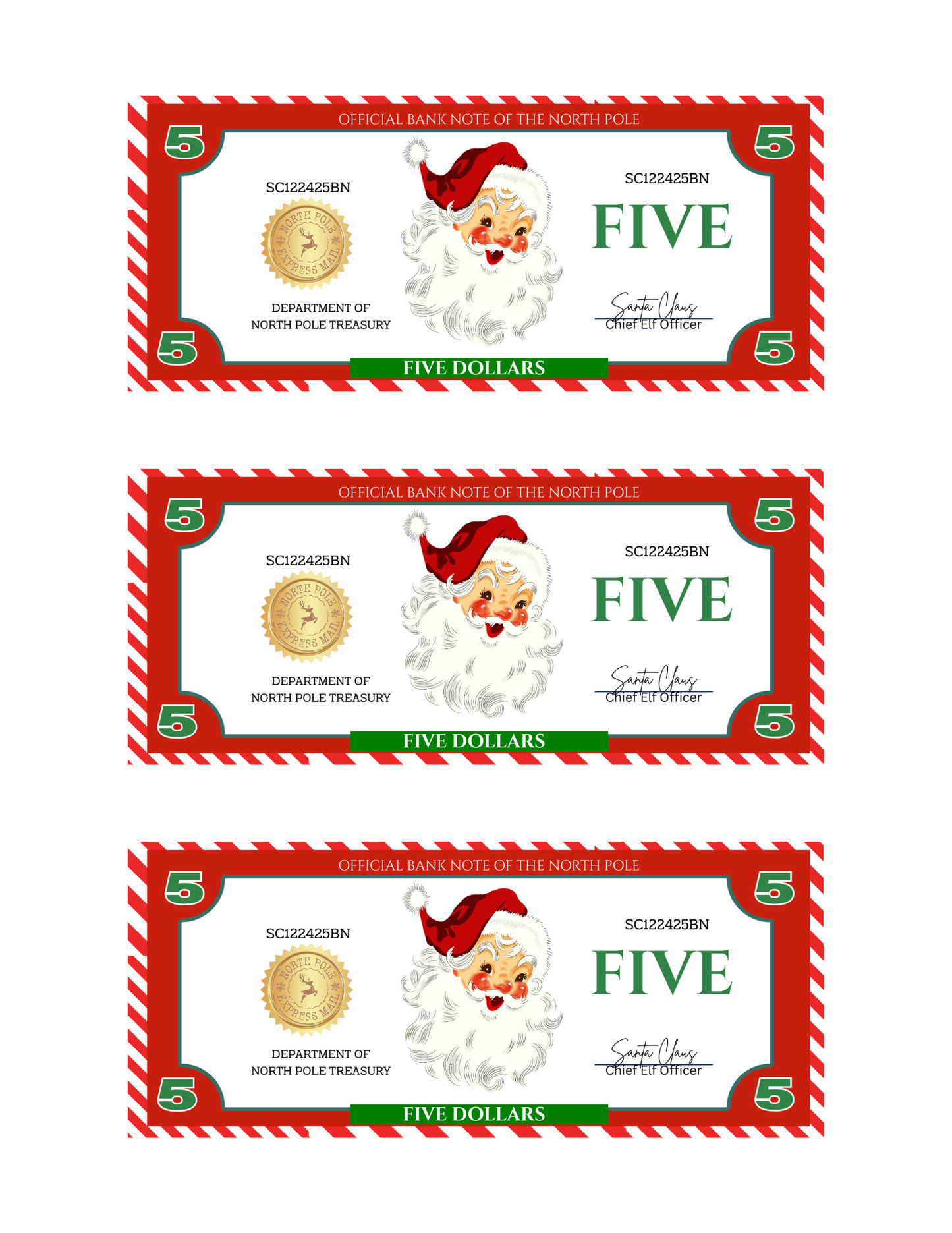 SANTA BUCKS-WS
