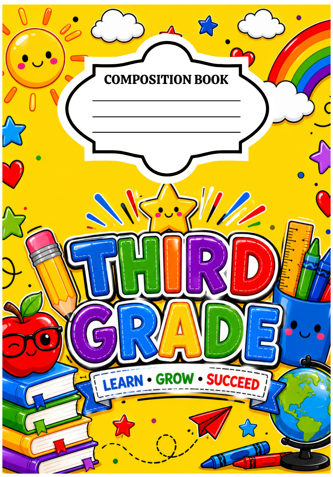 Third Grade Notebook Cover