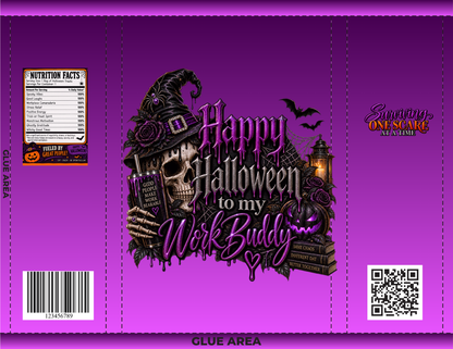 Halloween Coworker Chip Bag Wrapper