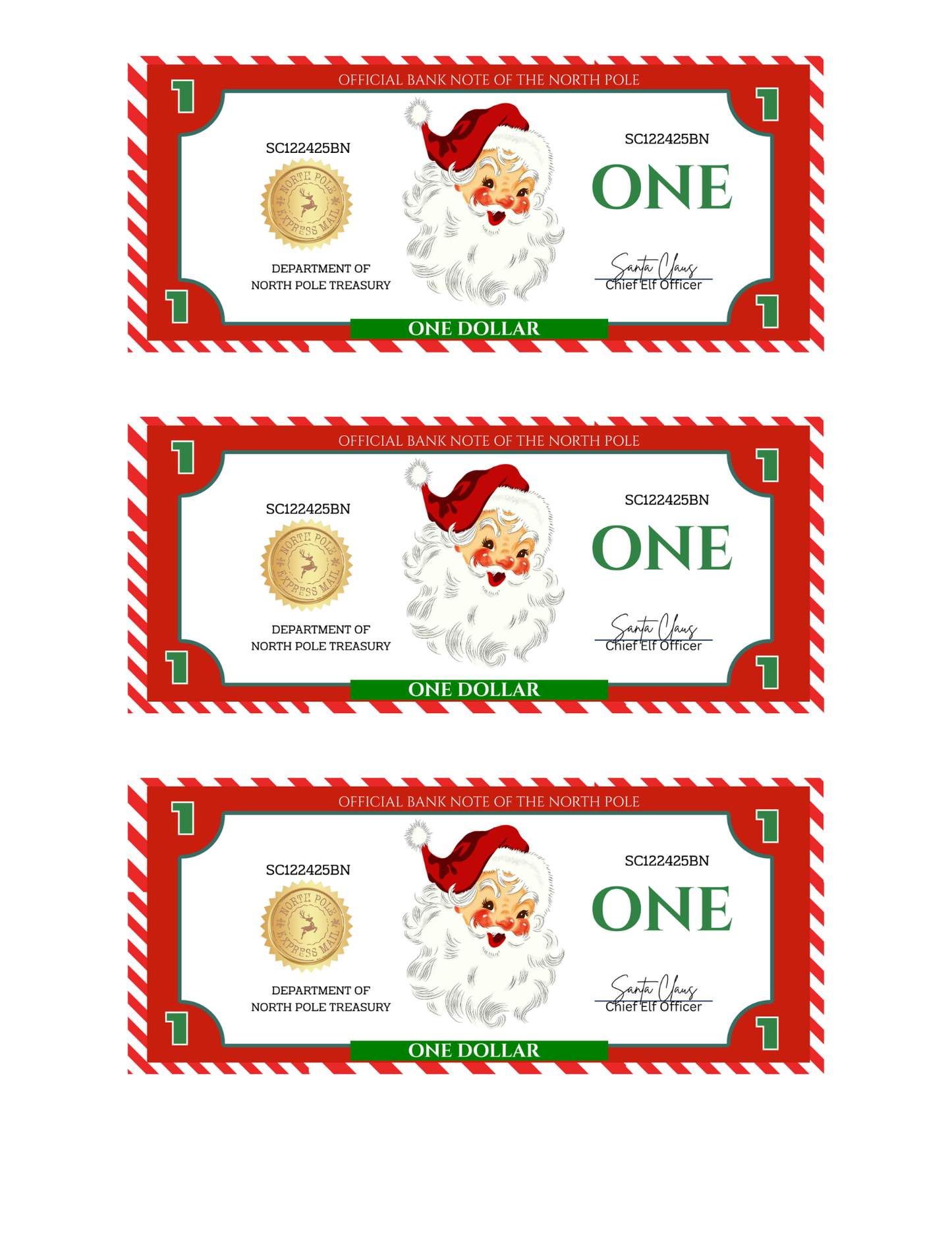 SANTA BUCKS-WS
