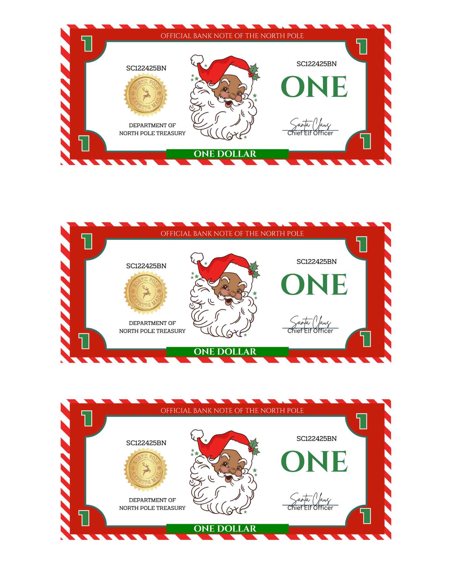 SANTA BUCKS-SB
