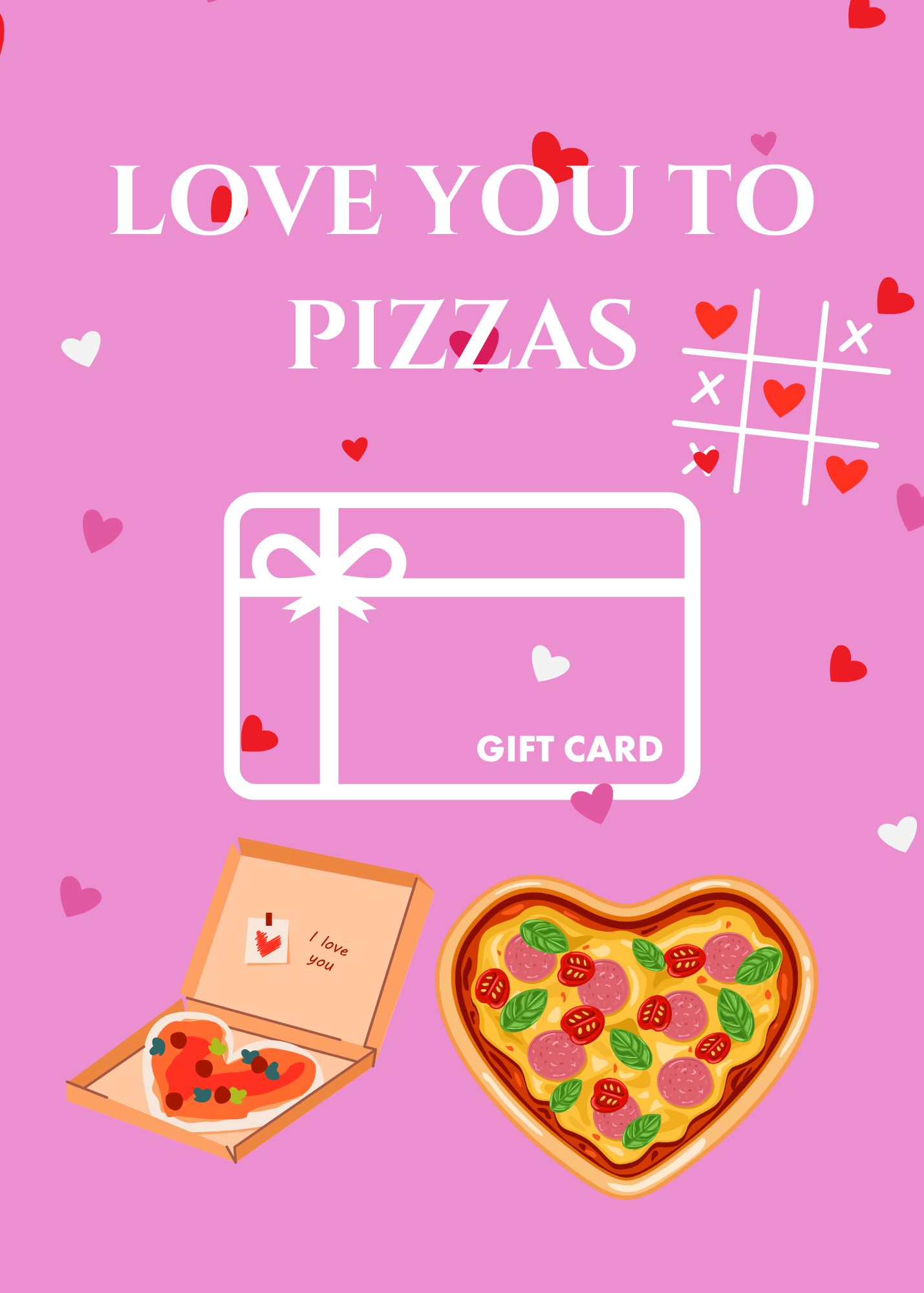 VALENTINE'S CONVERSATION HEART GIFT CARD BOOK digital