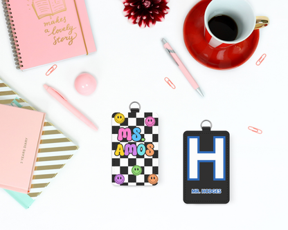 Custom Teacher Badge Holder