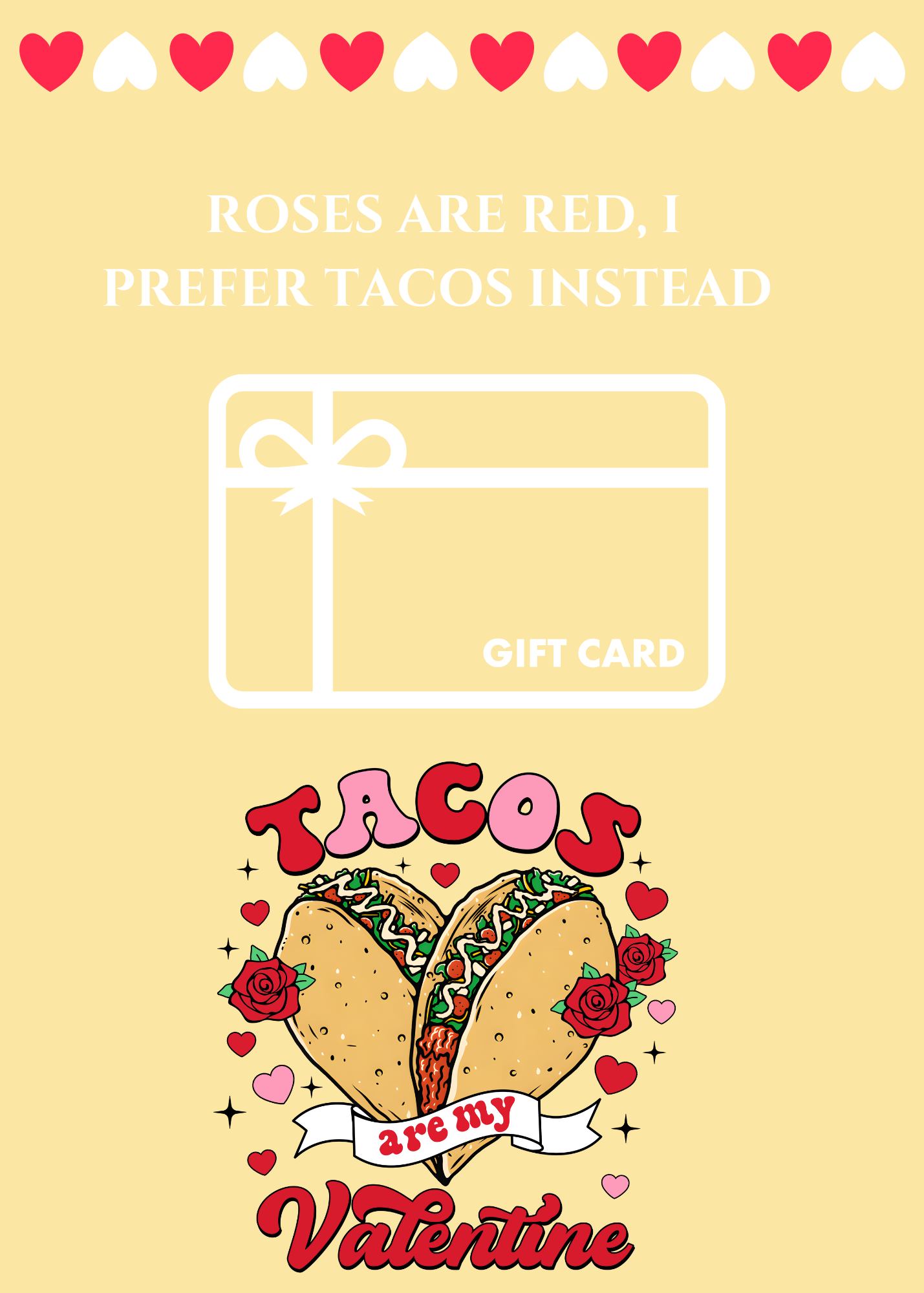 VALENTINE'S CONVERSATION HEART GIFT CARD BOOK digital