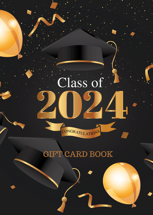 2024 GRADUATION BUILD A GIFT CARD BOOK