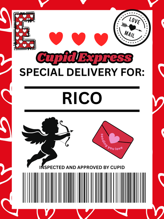 VALENTINE GIFT BOX TAG