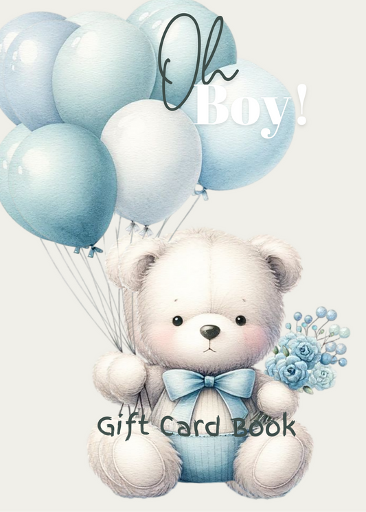 Baby Boy Gift Card Book-Digital
