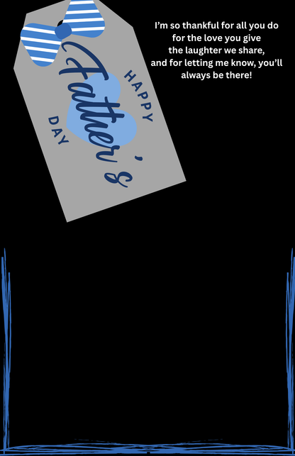 FATHER'S DAY LARGE GIFT CARD