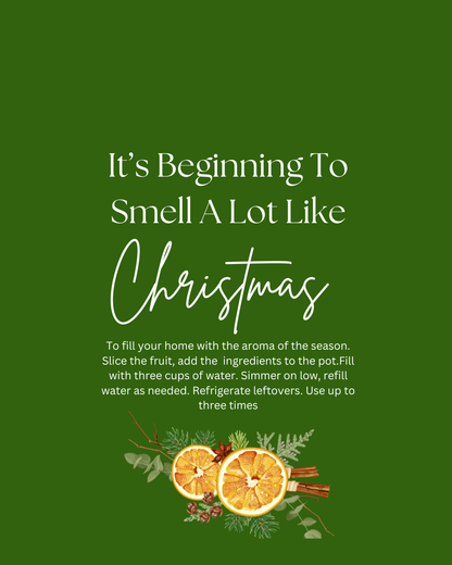 It’s beginning to smell a lot like Christmas