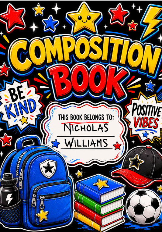All Star Notebook Cover