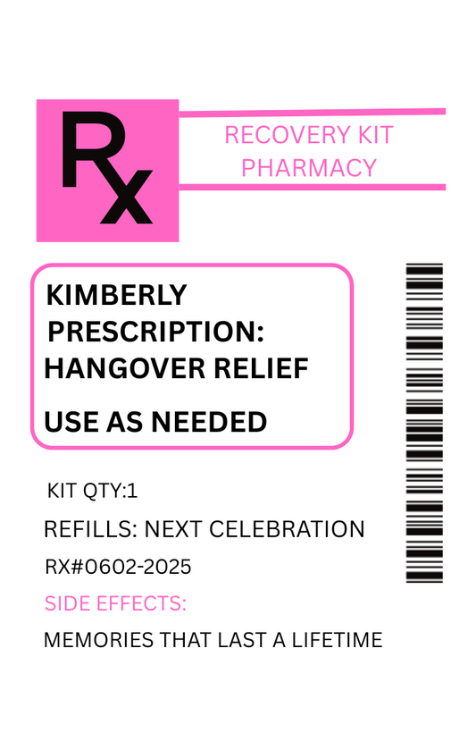Pharmacy Recovery Kit Label