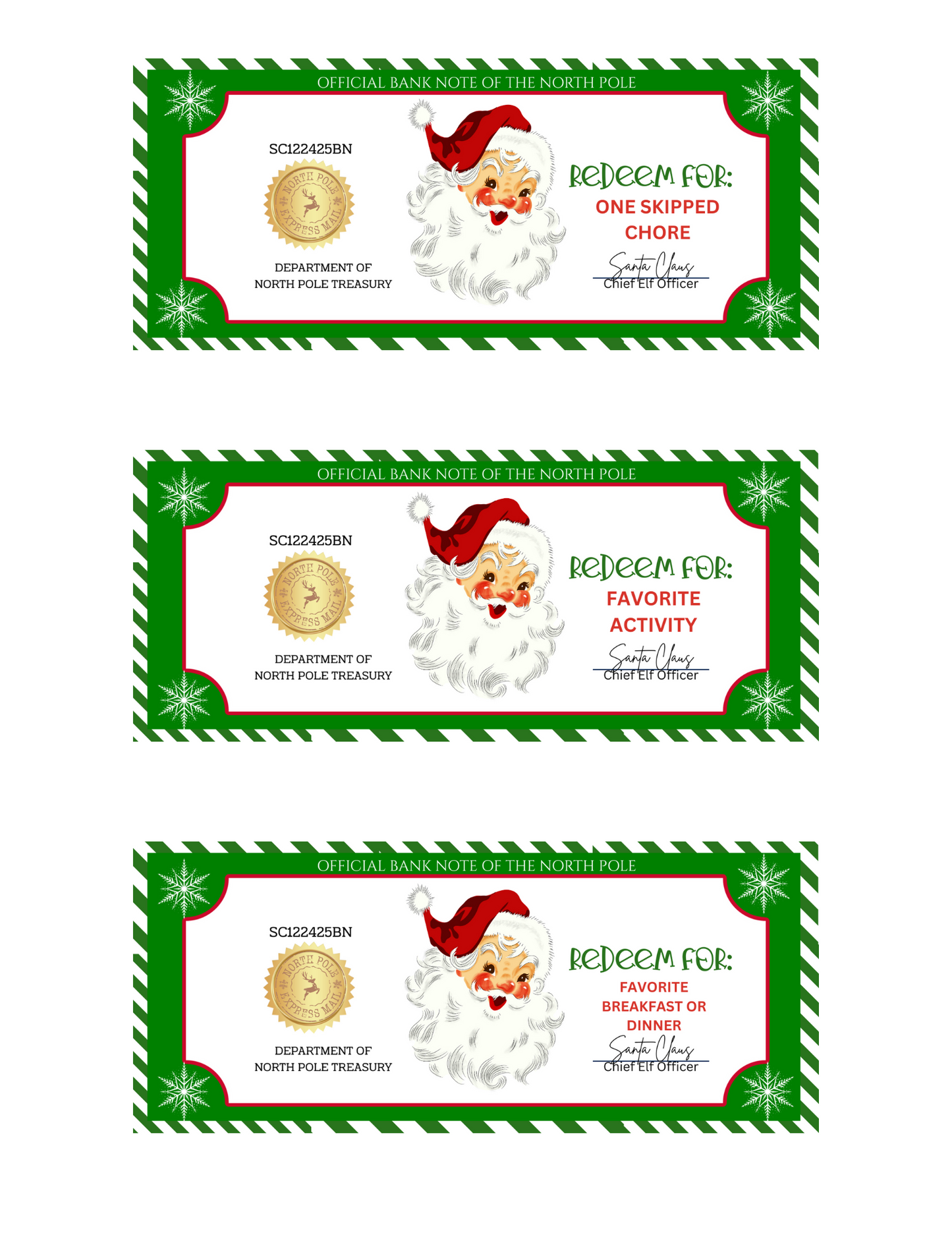 SANTA BUCKS-WS