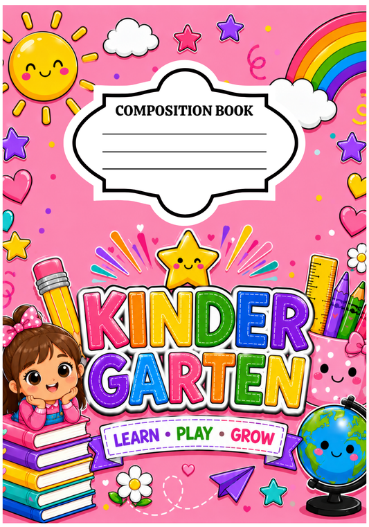Kindergarten Notebook Cover